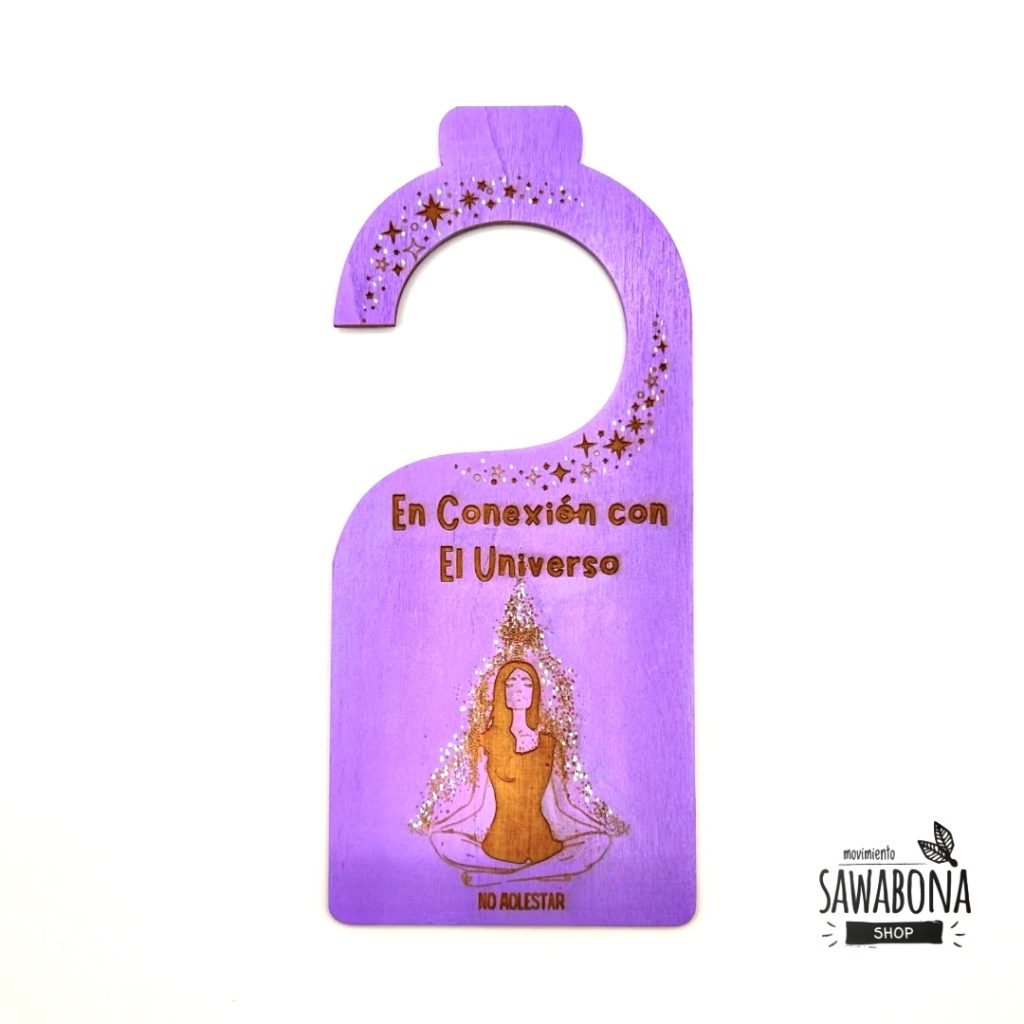 Cuelga Puertas "En Conexión con el Universo"